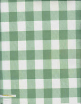 Mesh Flocking Plaid Print Fabric