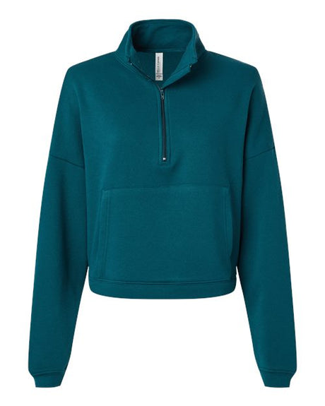Women's Sponge Fleece Half Zip Pullover