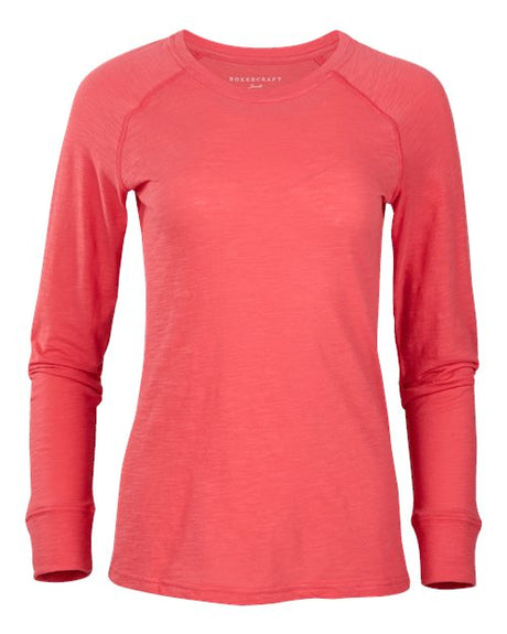 Women's Solid Preppy Patch Long Sleeve T-Shirt