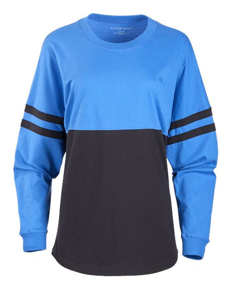 Boxercraft Women's Pom Pom Long Sleeve Jersey T-Shirt
