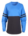 Boxercraft Women's Pom Pom Long Sleeve Jersey T-Shirt