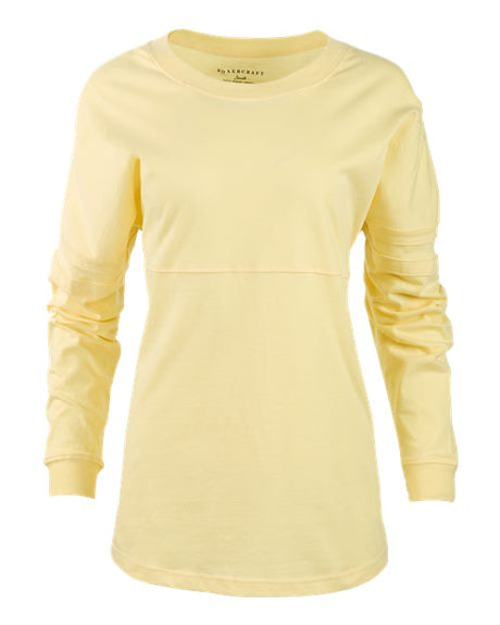Women's Pom Pom Long Sleeve Jersey T-Shirt