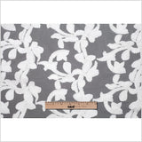 White Ribbon Embroidered Netting
