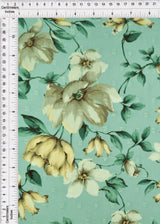 Swiss Dot Floral Woven Fabric