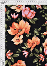 Swiss Dot Floral Woven Fabric