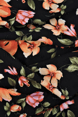 Swiss Dot Floral Woven Fabric