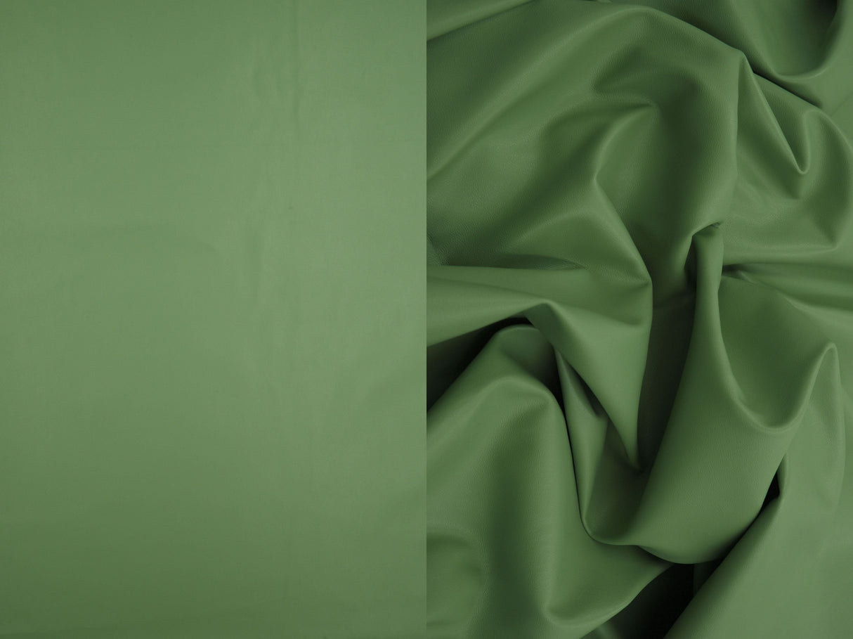 PU Pleather Stretch Knit Fabric