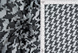 Mesh Flocking Houndstooth Stretch Fabric