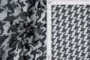 1 Yard Mesh Fabric Houndstooth Print Lightweight Stretch 54 Inch Wide