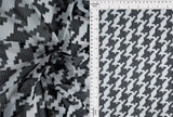 Chic Mesh Flocking Stretch Fabric 54" Soft Lightweight Material for Tops & Bodysuits