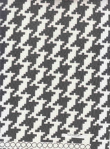 Mesh Flocking Houndstooth Stretch Fabric