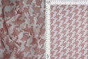 1 Yard Mesh Fabric Houndstooth Print Lightweight Stretch 54 Inch Wide