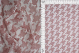 1 Yard Mesh Fabric Houndstooth Print Lightweight Stretch 54 Inches Wide