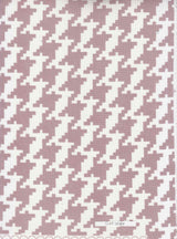 Mesh Flocking Houndstooth Stretch Fabric