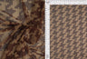 Mesh Flocking Houndstooth Stretch Fabric