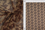 Chic Mesh Flocking Stretch Fabric 54" Soft Lightweight Material for Tops & Bodysuits
