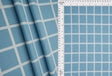 Rib Knit Checkered Plaid Stretch Fabric