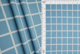 Rib Knit Checkered Plaid Stretch Fabric