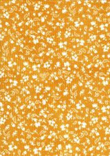 Paisley Floral Rib Knit Yellow Mango