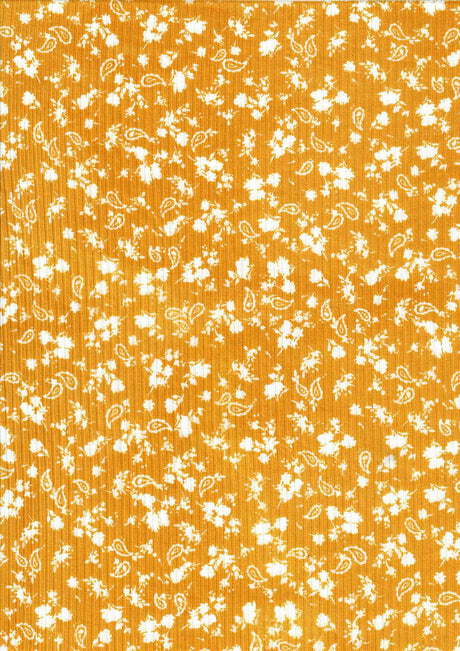 1 Yard 4×2 Yummy Rib Knit with Paisley Floral Print 58/60'' Wide Soft Stretch Fabric