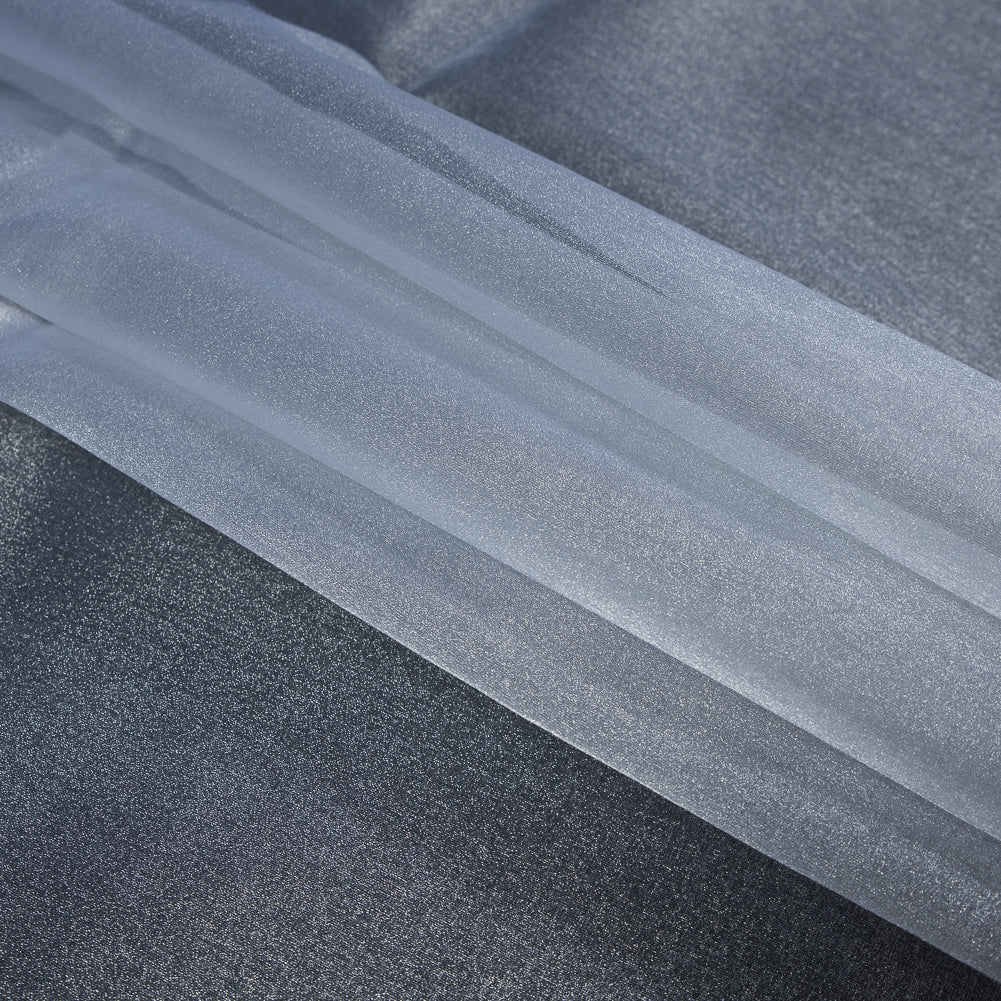 Sparkle Nylon Organza - White