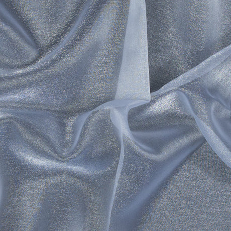 Sparkle Nylon Organza - White