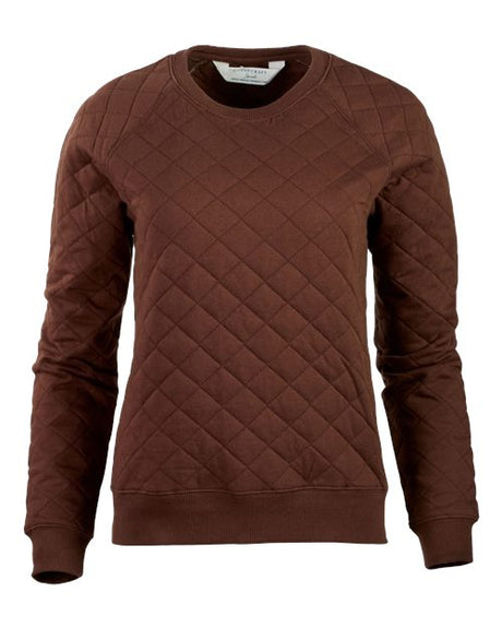 Boxercraft Women's Quilted Crewneck Pullover