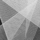 Diamond Net Nylon Tulle - White - Kaitlyn Collection