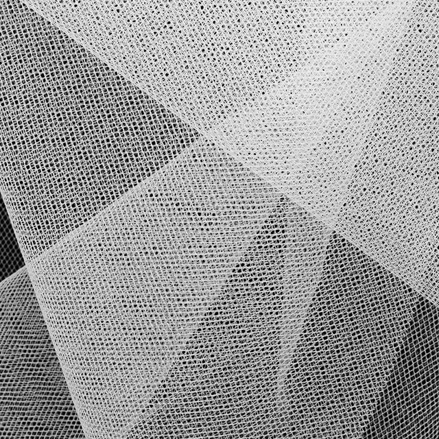 Diamond Net Nylon Tulle - White - Kaitlyn Collection