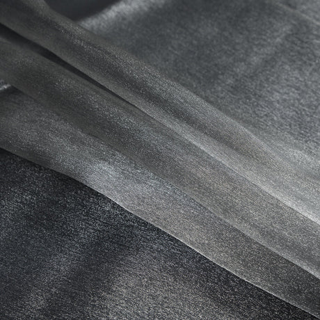 Silver Iridescent Nylon Organza