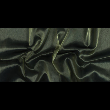 Olive Iridescent Nylon Organza