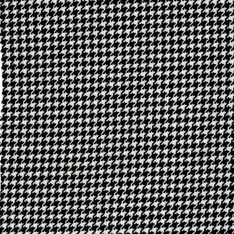 1 Yard 4×2 Yummy Rib Houndstooth Knit 96% Polyester, 58/60'' Width Soft Stretch Fabric for Apparel & DIY Projects