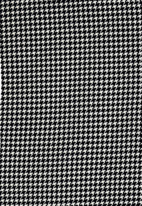 1 Yard Black Houndstooth Yummy Rib Knit Fabric 4x2 Soft Stretch 58/60 Inch Wide