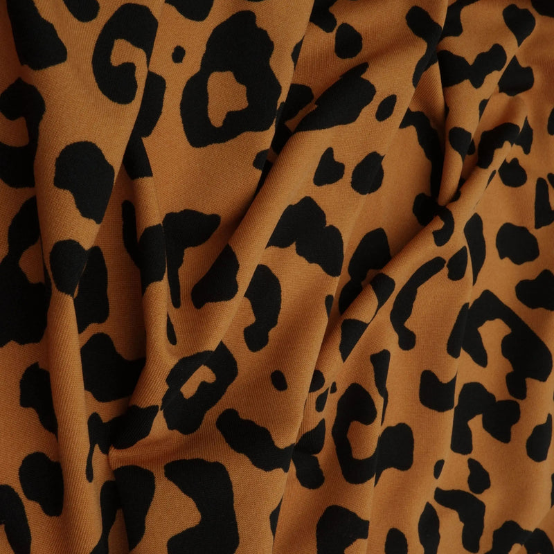 1 Yard Animal Print DTY Brushed Knit Fabric Soft Stretch 58/60 Inch Wide