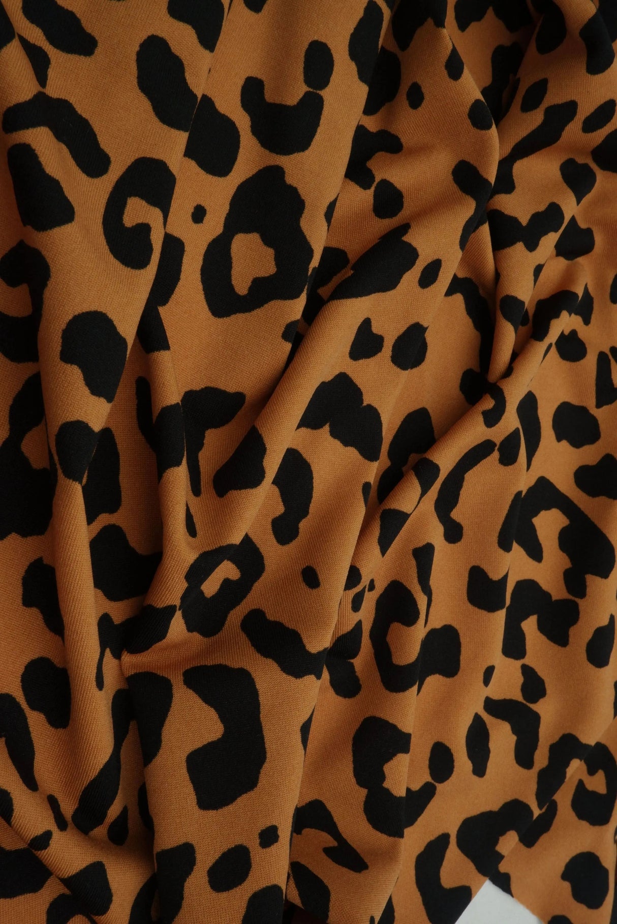 1 Yard Animal Print DTY Brushed Knit Fabric Soft Stretch 58 Inches Wide