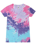 Colortone Women's Tie-Dyed V-Neck T-Shirt