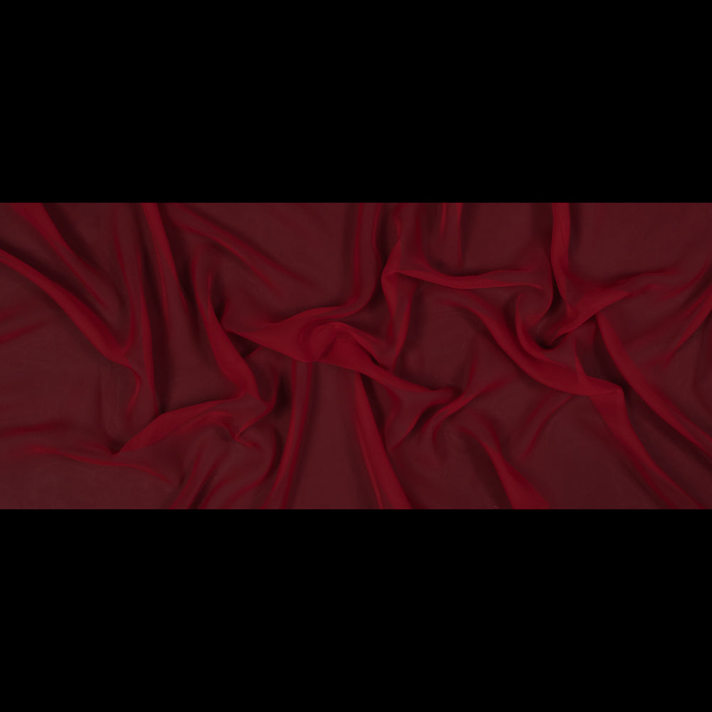 Polyester Chiffon - Red - Regina Collection