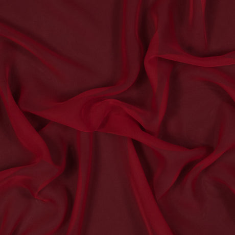 Polyester Chiffon - Red - Regina Collection
