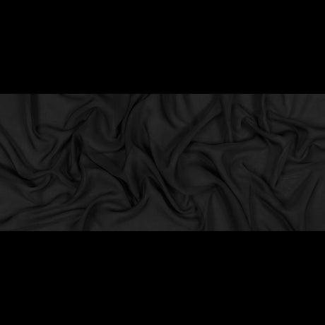 Polyester Chiffon - Black - Regina Collection