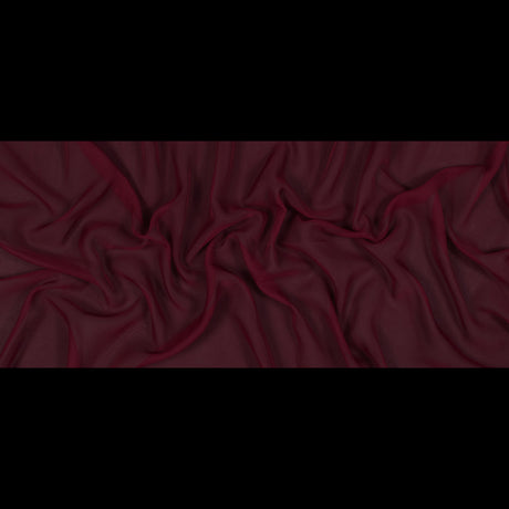 Polyester Chiffon - Garnet - Regina Collection