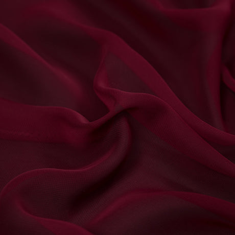 Polyester Chiffon - Garnet - Regina Collection