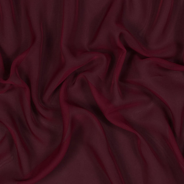 Polyester Chiffon - Garnet - Regina Collection