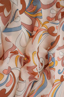 1 Yard Blush Aqua Cotton Chiffon 57/58'' Wide Lightweight Semi Sheer Fabric