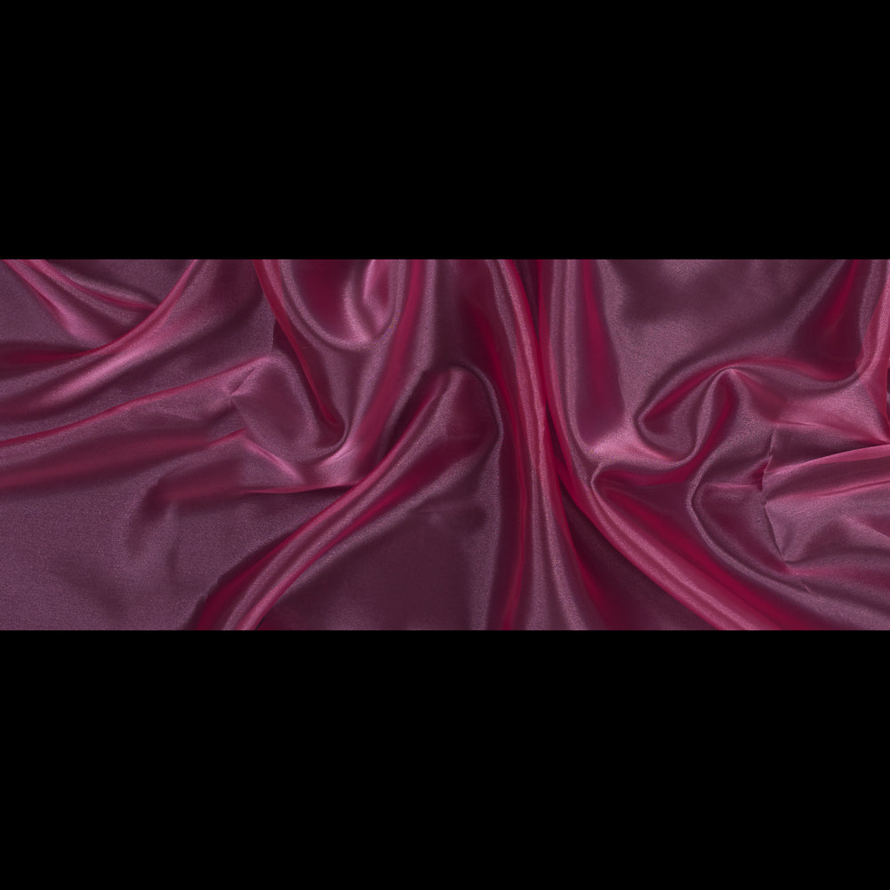 Iridescent Polyester Organza - Raspberry