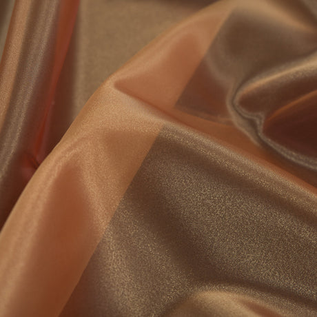 Iridescent Polyester Organza - Orange