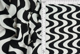 DTY Geo Print Fabric Polyester Spandex Stretch Knit 58/60 Inches