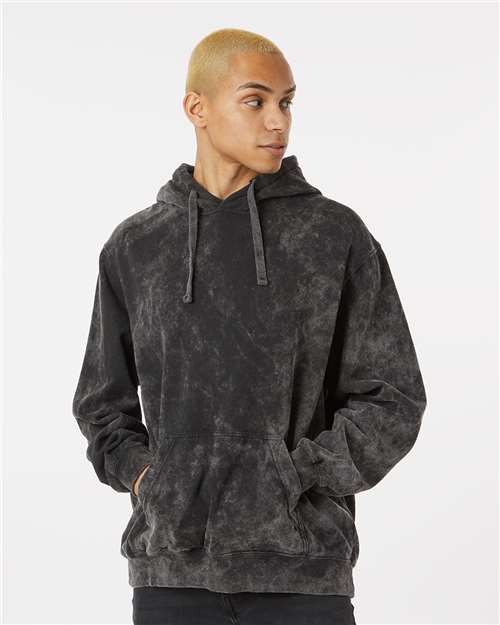 Premium Fleece Mineral Wash Hooded Sweatshirt