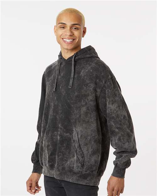 Premium Fleece Mineral Wash Hooded Sweatshirt