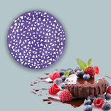 8 Ct. Purple Terrazzo Triangle Print Round Paper Dinner Plates 9"