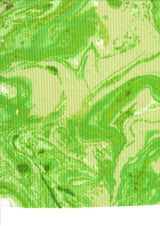 Rib Knit Marble Print Stretch Fabric